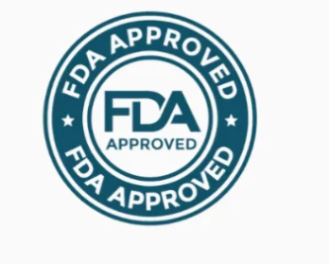 Seal indicating production in an FDA registered facility